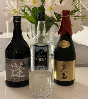 Blossom time: springtime drink idea with Yomogi liqueur