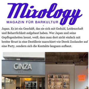 Mixology Newsletter #48 - Opening of Atelier Ginza