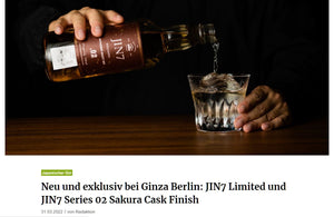 About Drinks: New and exclusive at Ginza Berlin: JIN7 Limited and JIN7 Series 02 Sakura Cask Finish