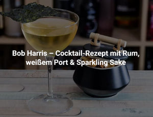 Cocktail beard - Bob Harris recipe with sparkling sake