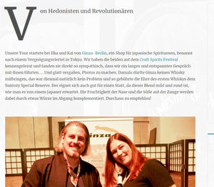 Doctor Whisky - Spreeside Whisky Festival at Holzmarkt