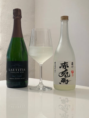 Refreshing and fruity: Sekitoba Yuzu-Shochu with sparkling wine