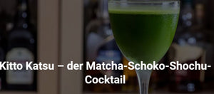 Cocktail beard - Kitto Katsu cocktail with matcha and chocolate