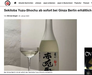 Sumikai: Sekitoba Yuzu-Shochu now available at Ginza Berlin