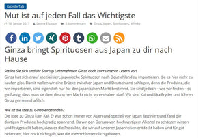 StartupValley - Ginza brings spirits from Japan to your home