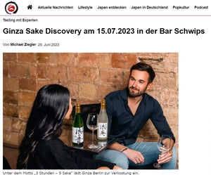 Sumikai: Ginza Sake Discovery on 15.07.2023 in the Bar Schwips