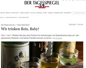 Tagesspiegel - We drink rice, baby!
