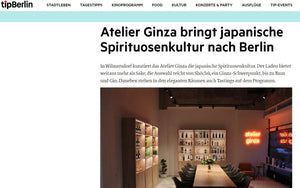 tipBerlin: Atelier Ginza brings Japanese spirits culture to Berlin