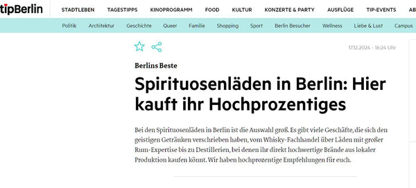 tip Berlin - Liquor stores in Berlin: Where to buy high-proof spirits
