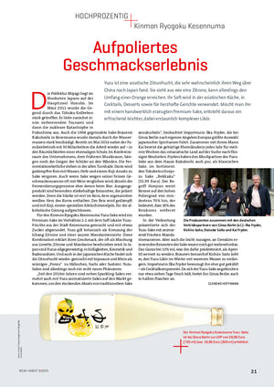 Wein+Markt - "Polished taste experience" - Kinmon Yuzu.sake