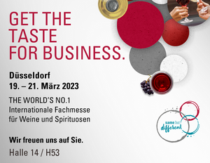 Visit us at ProWein, the largest trade fair for wines and spirits